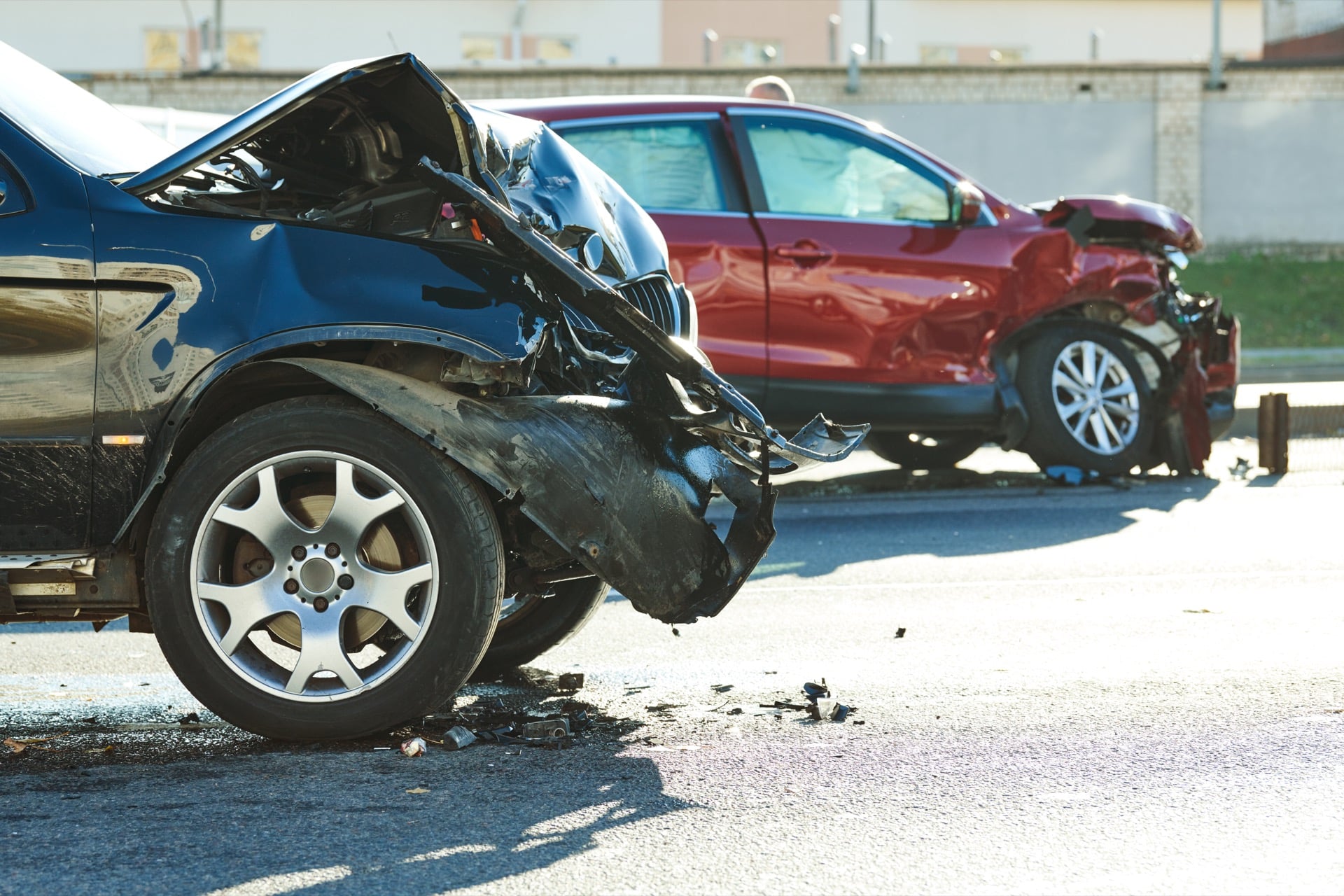 Image Of A Heavy Car Collision